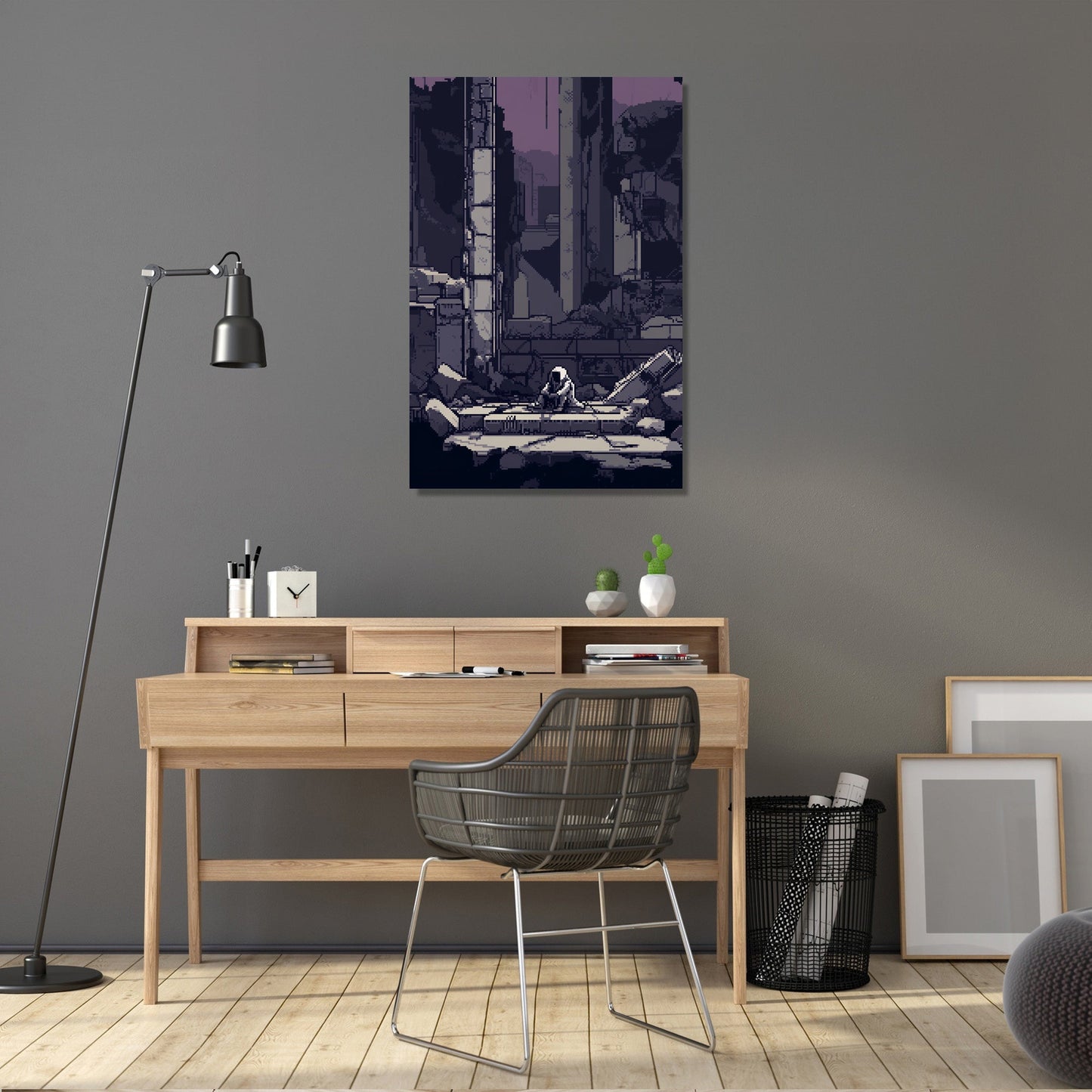 Despair in Ruin Canvas