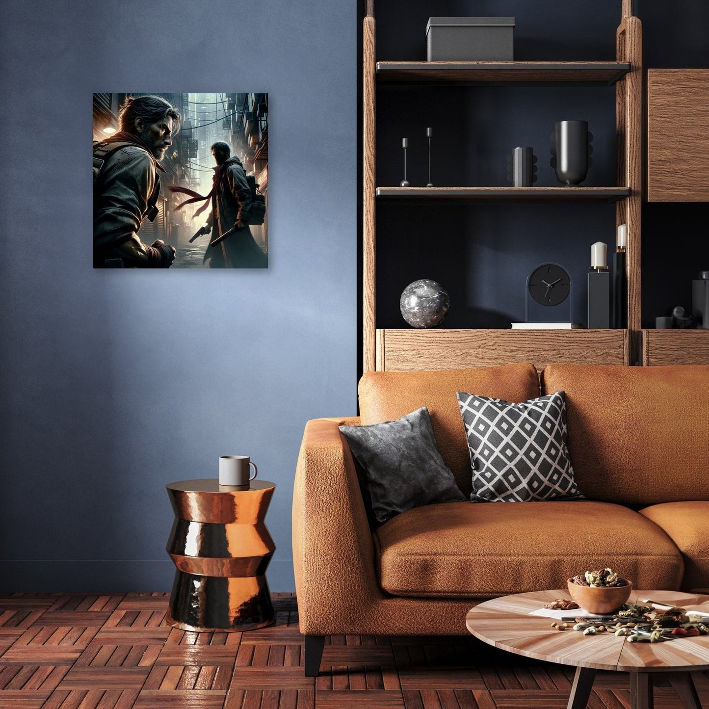 Alleyway Confrontation Canvas