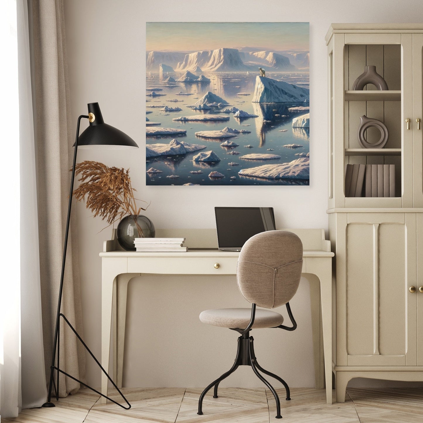 Arctic Elegance Canvas