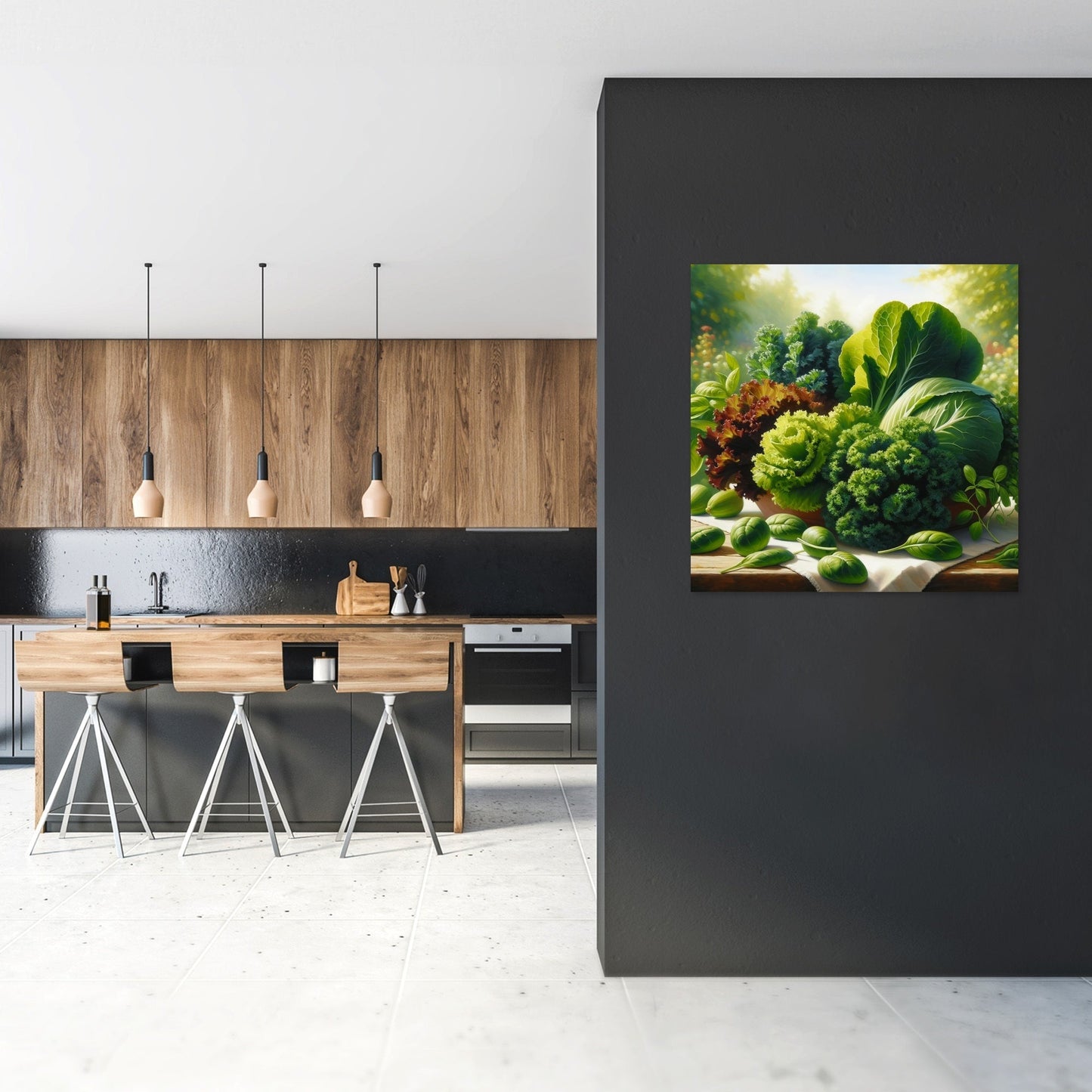 Gathering of Greens Canvas