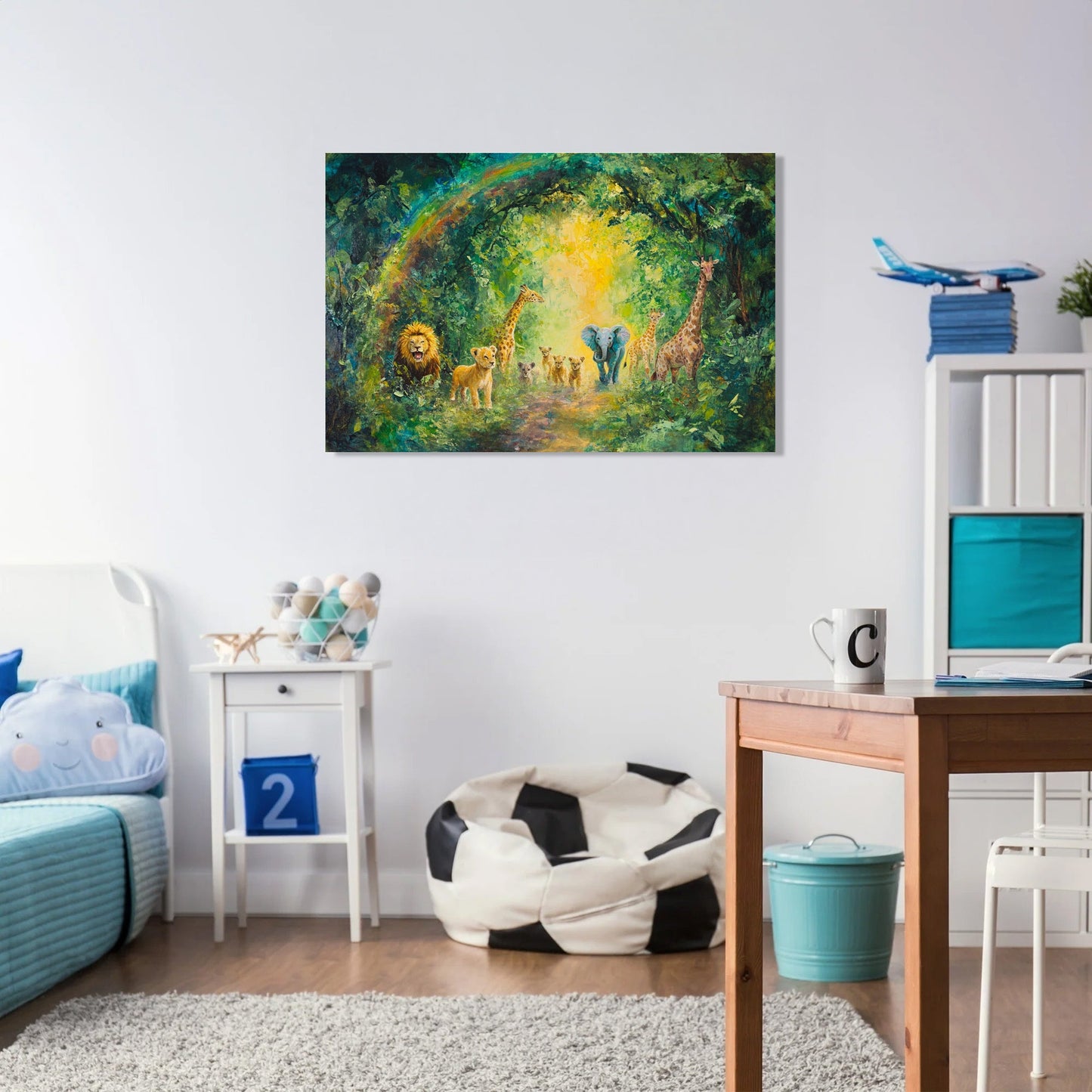 Jungle Playtime Canvas