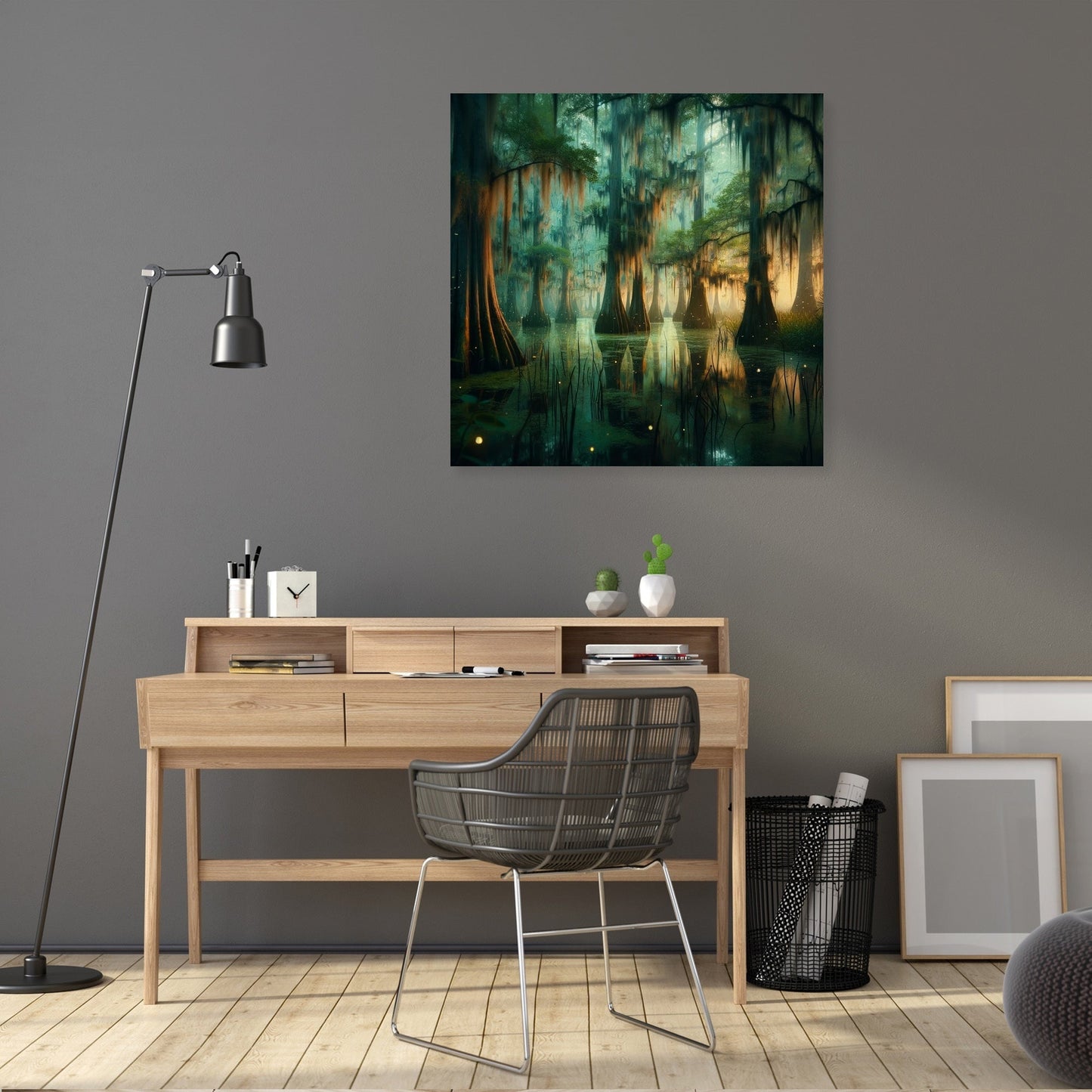 Dusk Swamp Enchantment Canvas