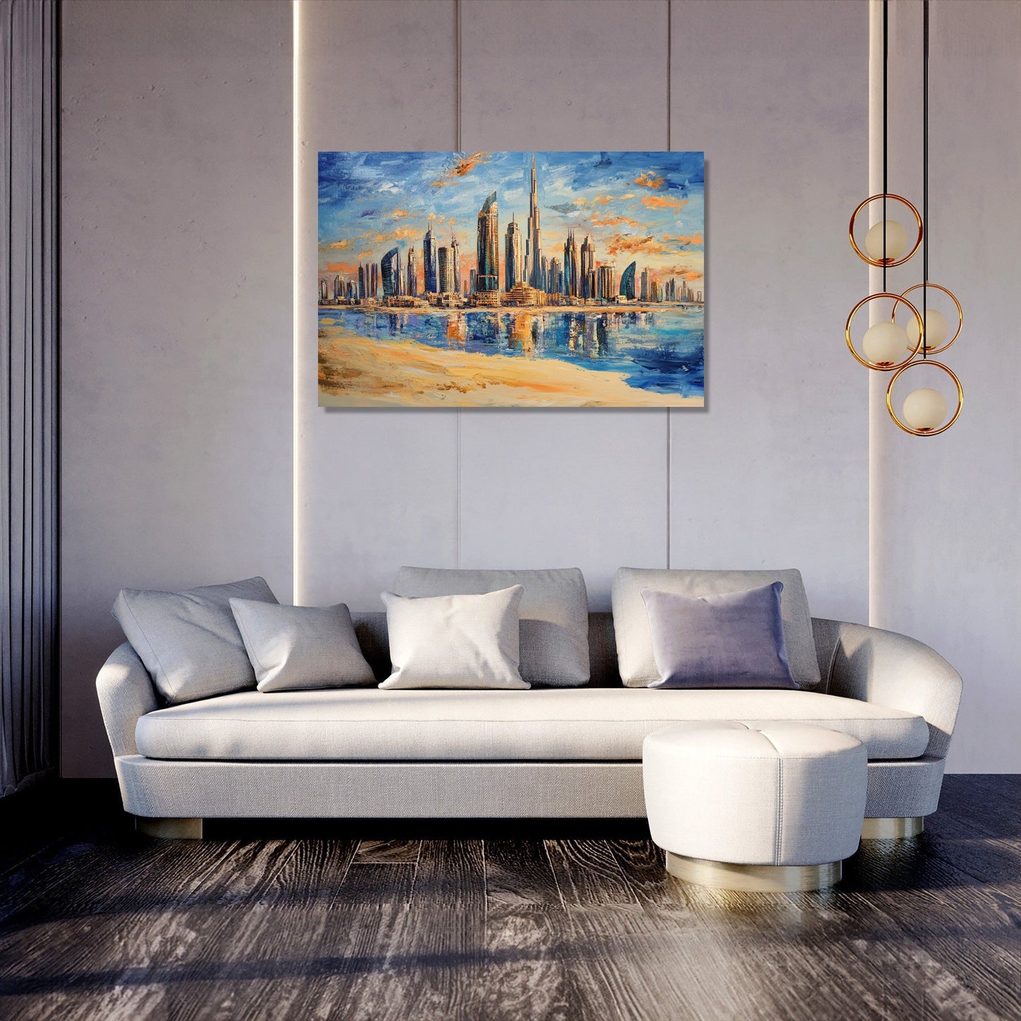 Dubai Skyline Canvas