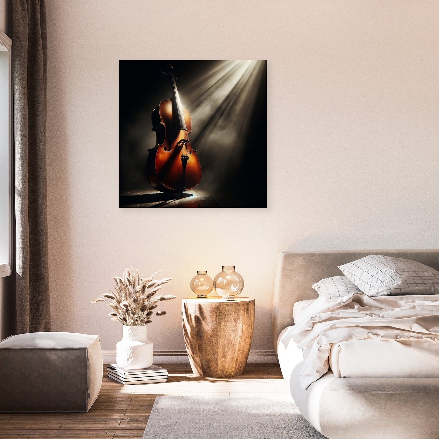 Cello's Shadow Canvas