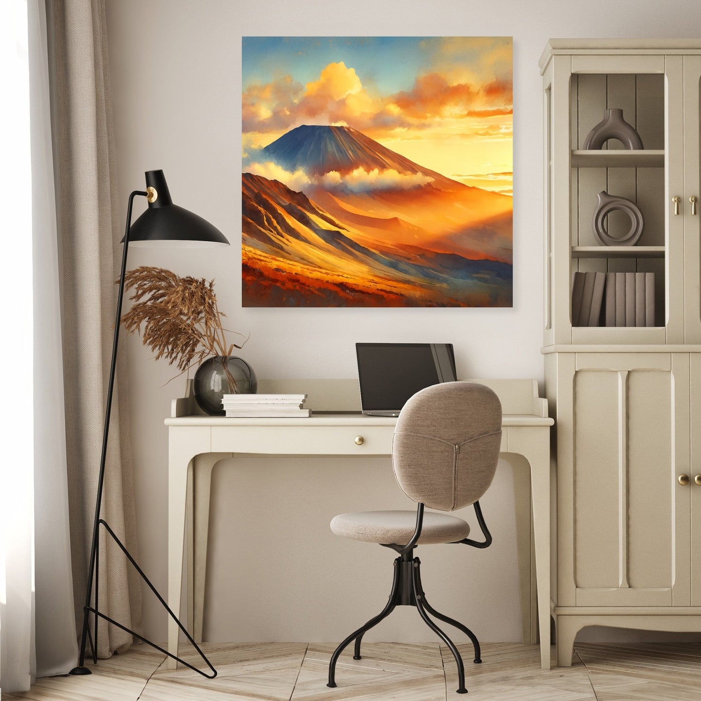 Mauna Kea Sunset Glow Canvas