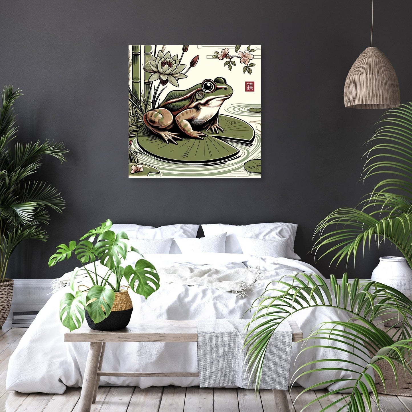 Tranquil Frog Canvas