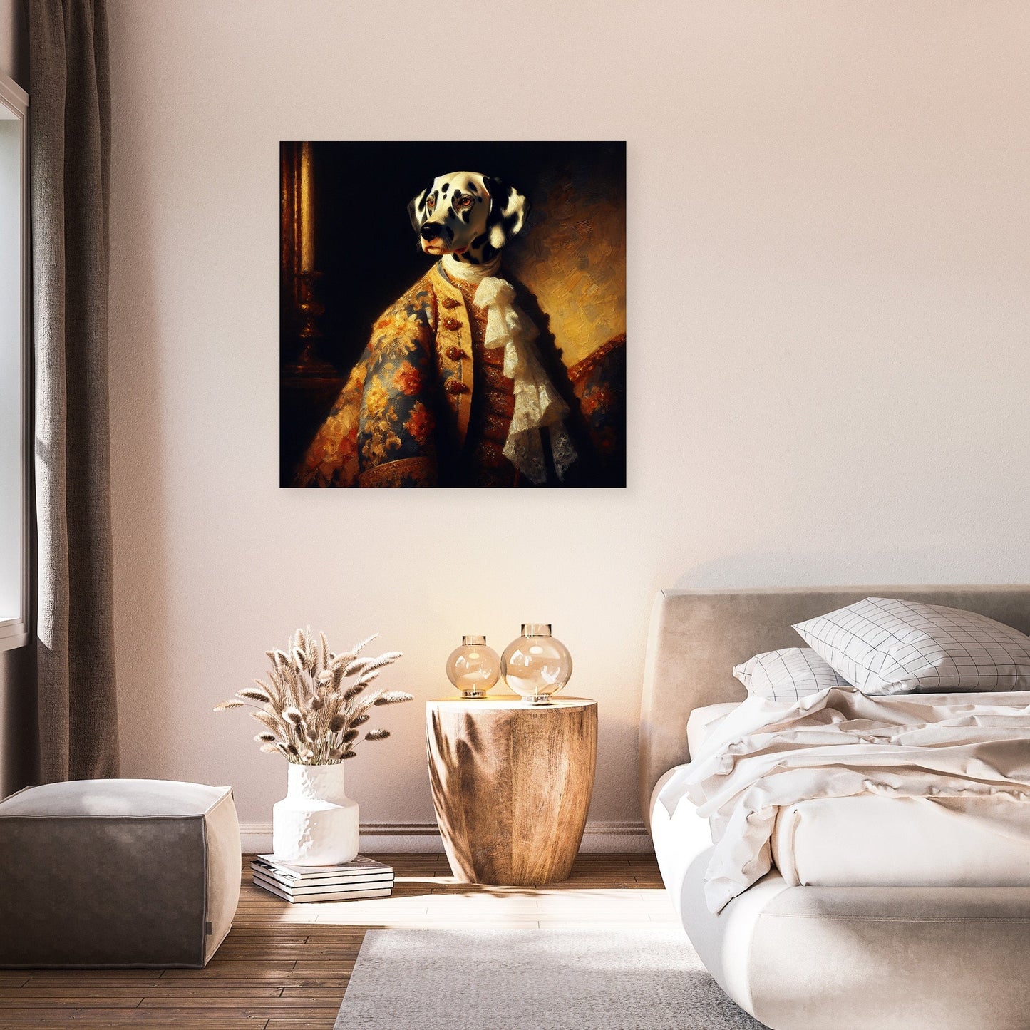Dalmatian Royalty Golden Hour Canvas