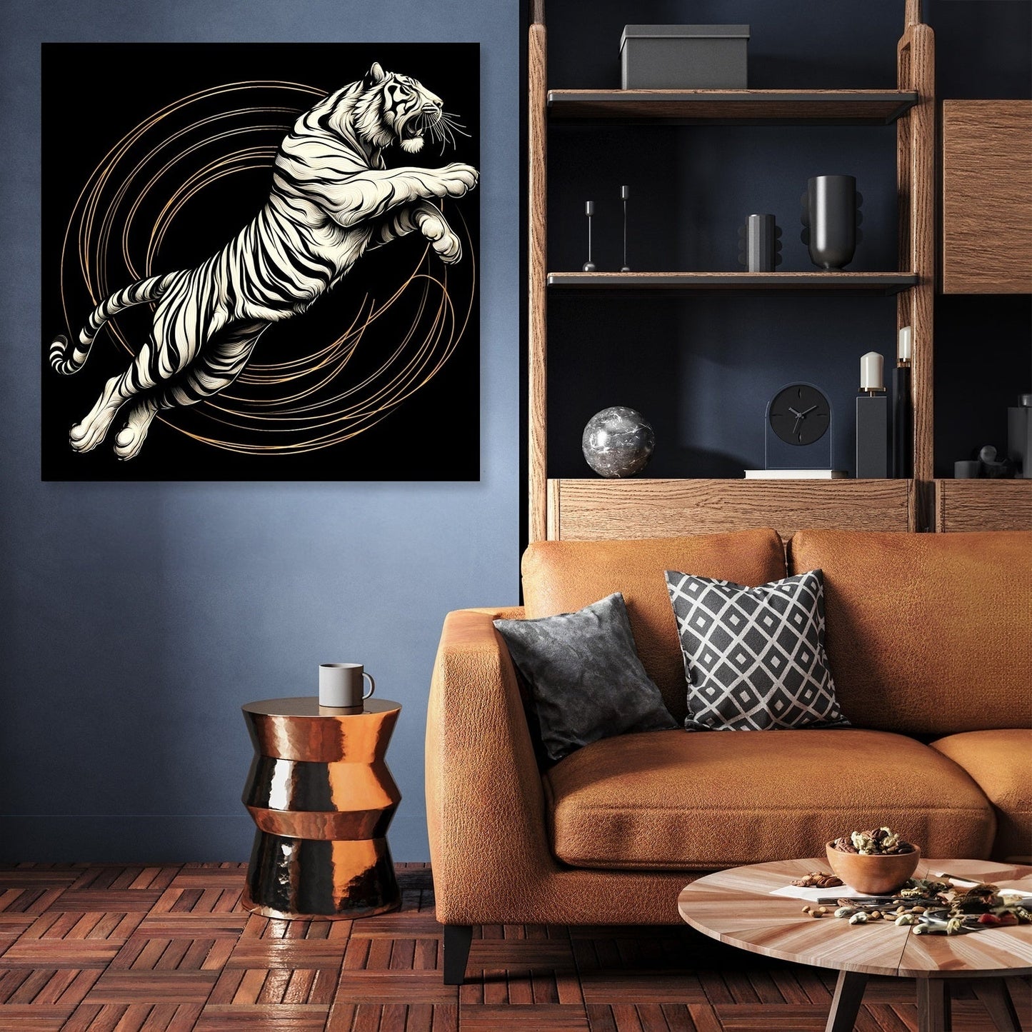 Golden Leap Majesty Canvas