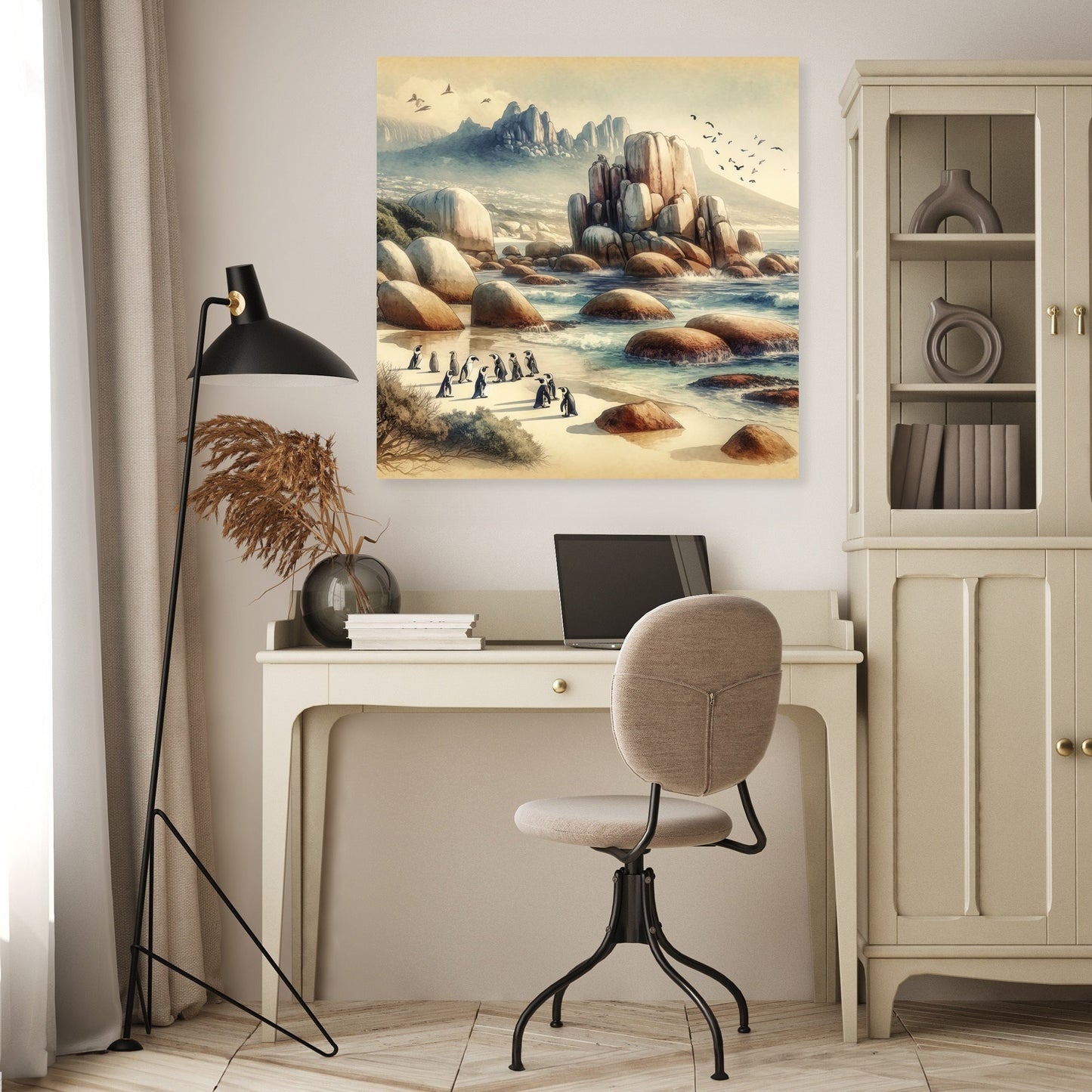 Boulders Beach Penguins Canvas