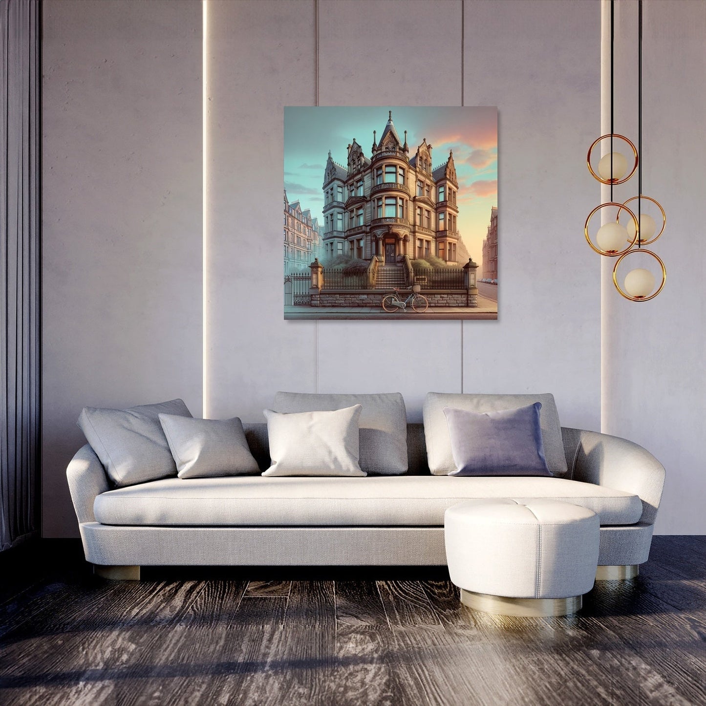 Glasgow Dawn Canvas