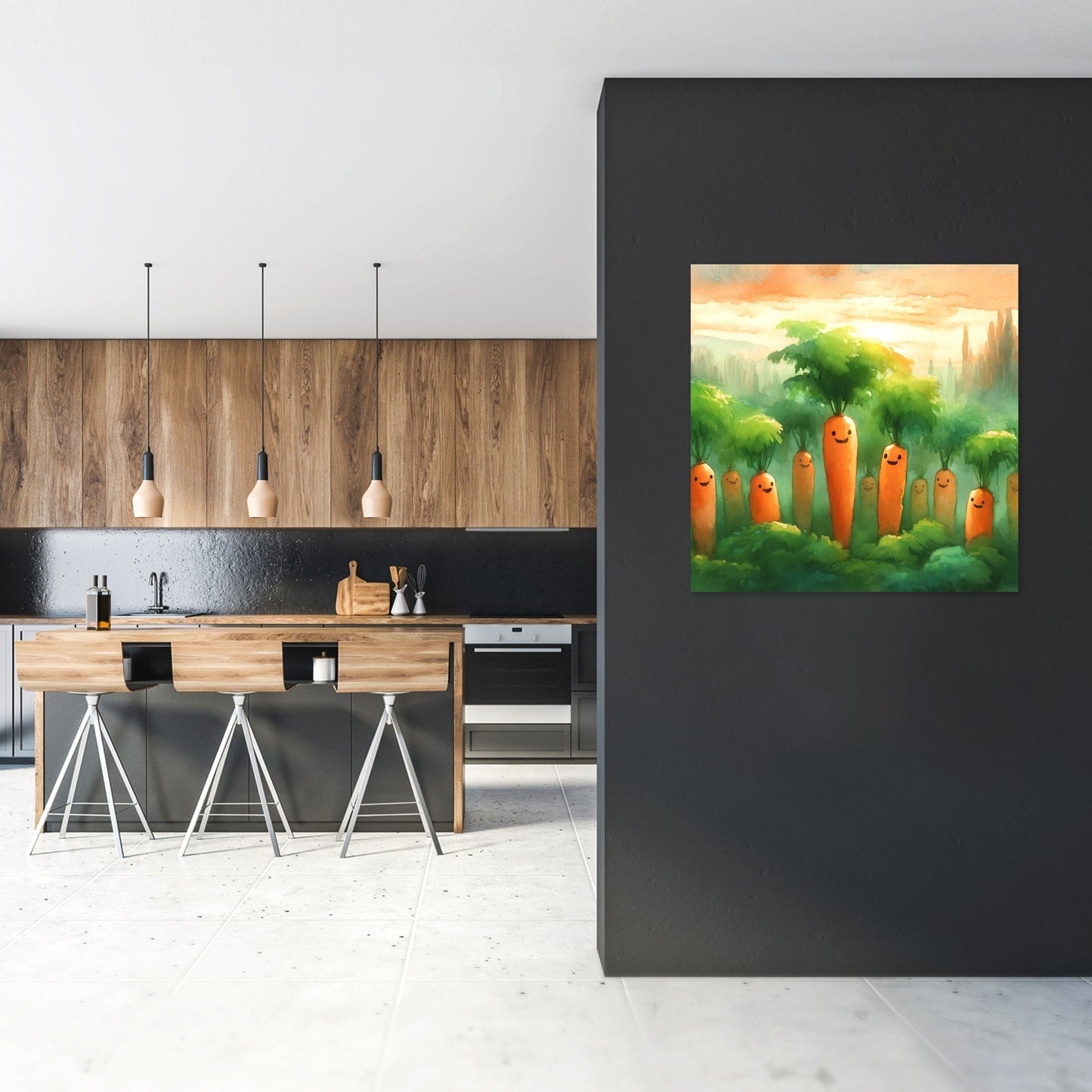 Carrot Symphony Canvas