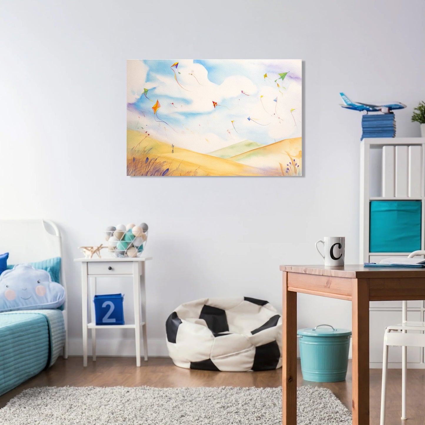 Kites in the Wind Canvas