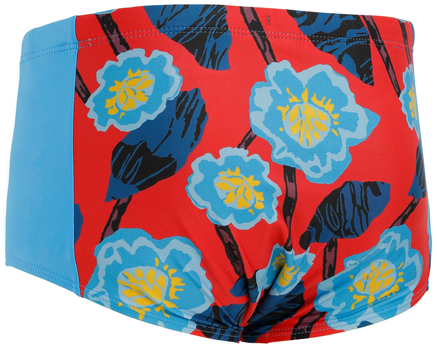 Boy's Waterproof Incontinence Swim Trunks – Floral Blue