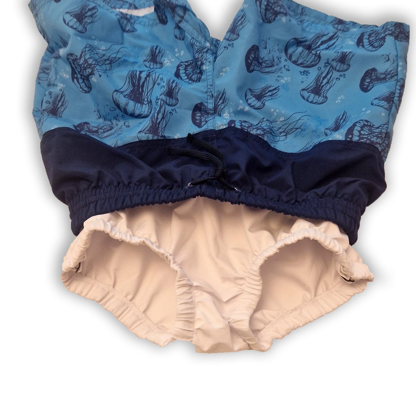 Boy's Jellyfish Board Swim Shorts - Navy/blue
