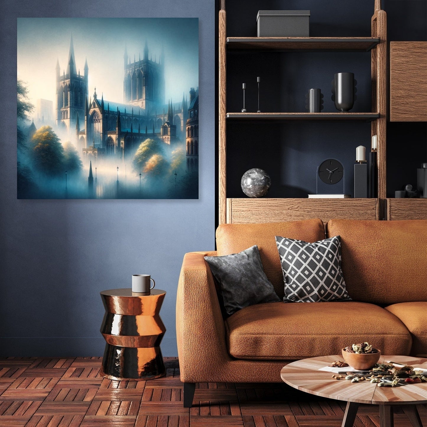 Manchester Cathedral Dawn Canvas