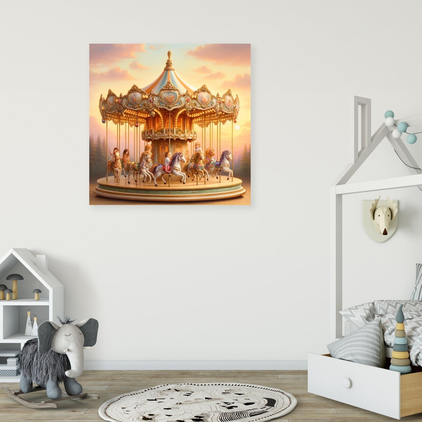 Carousel Magic Canvas