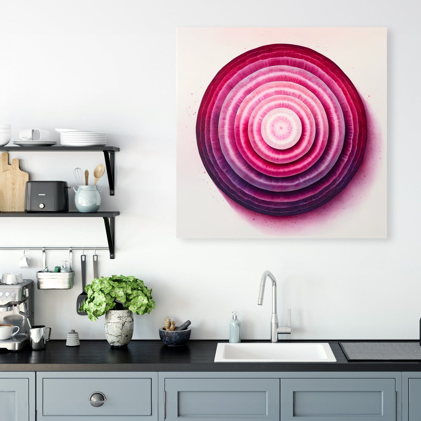 Sliced Radiance Canvas