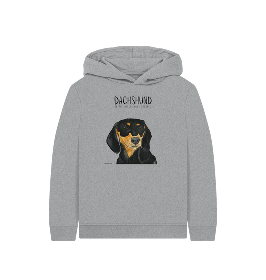 Mischievous Black & Tan Sausage Hoodie – Snuggles, Sass & Sustainability!