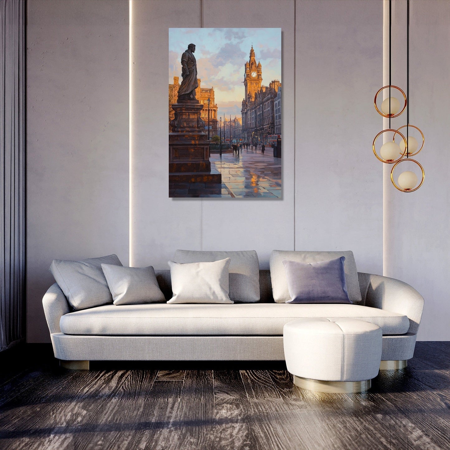 Golden Twilight Canvas