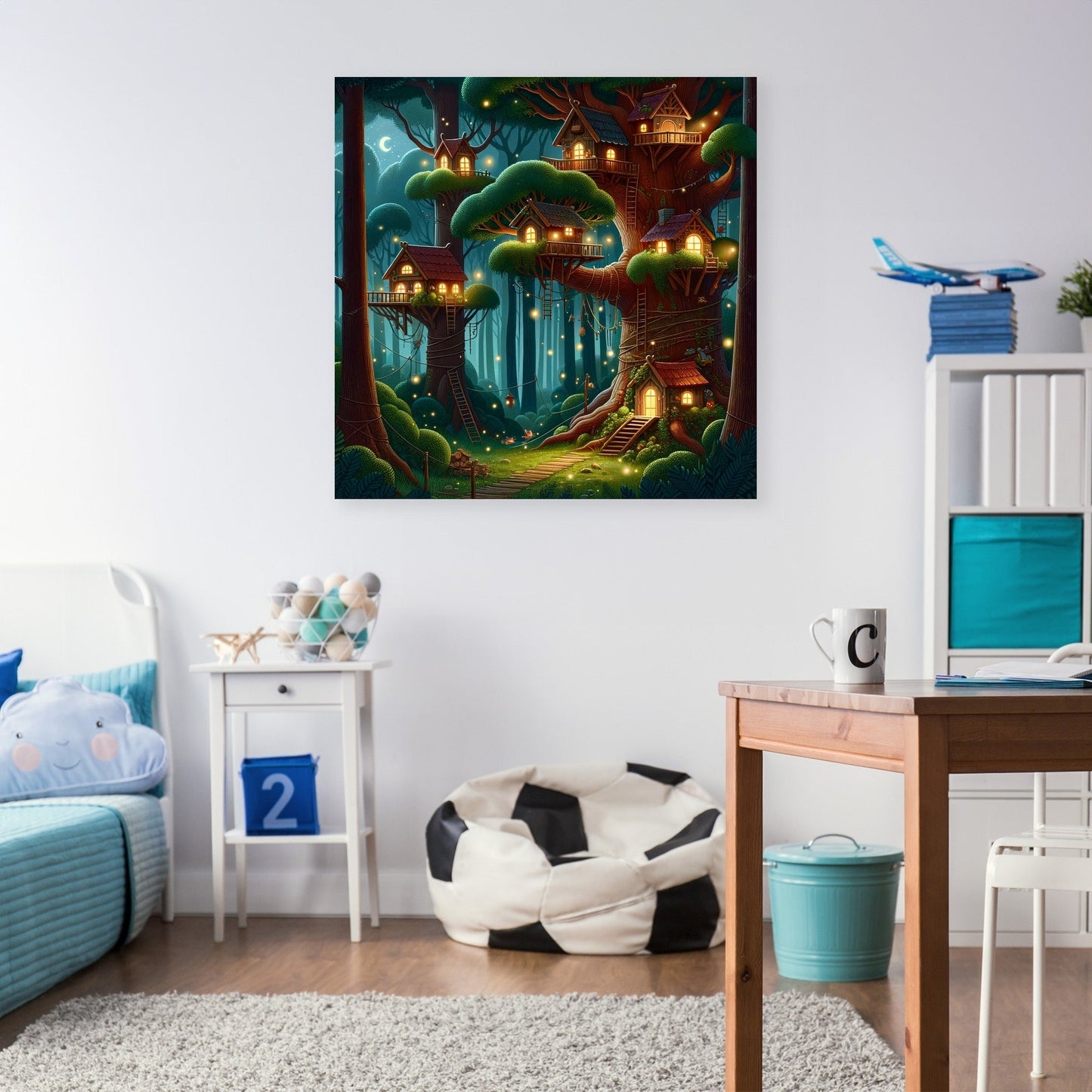 Twilight Treetop Canvas