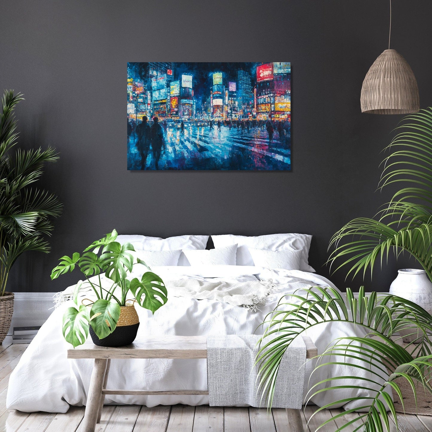 Midnight Shibuya Mystery Canvas