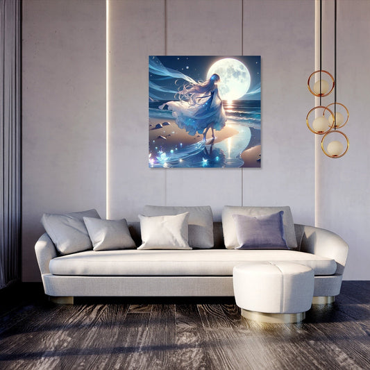 Mystic Moonlight Dance Canvas