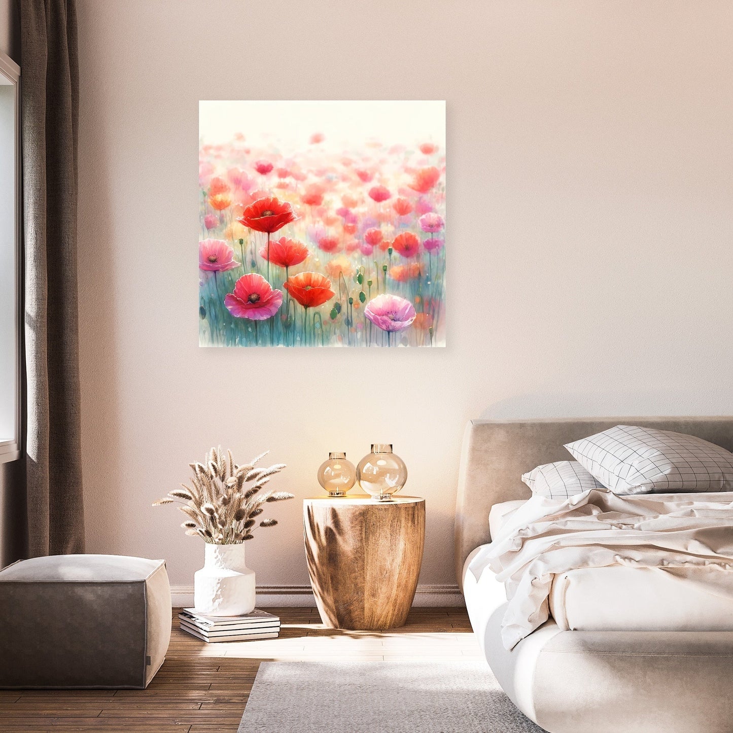 Vibrant Poppies Canvas
