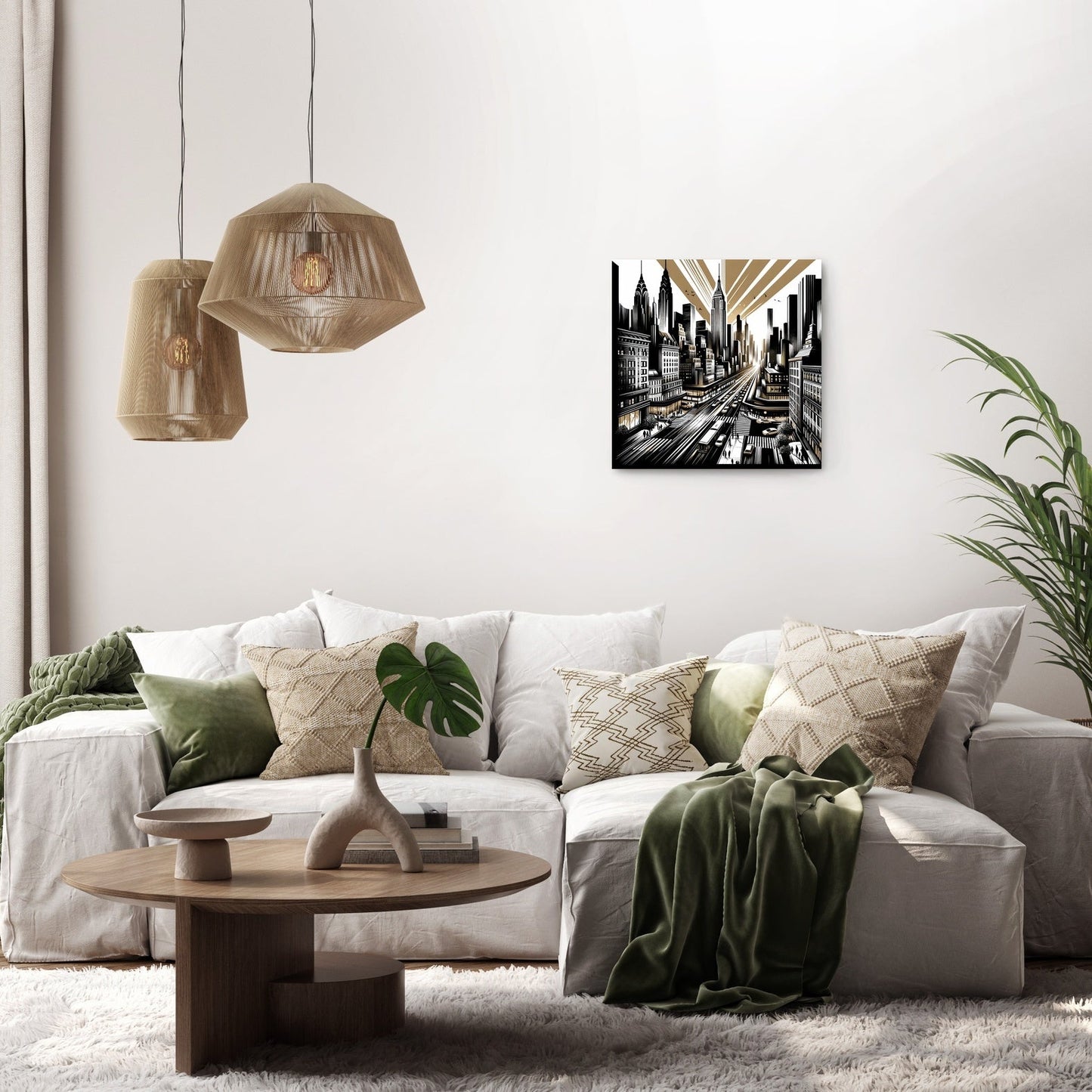 City Pulse: Urban Rhythms Canvas