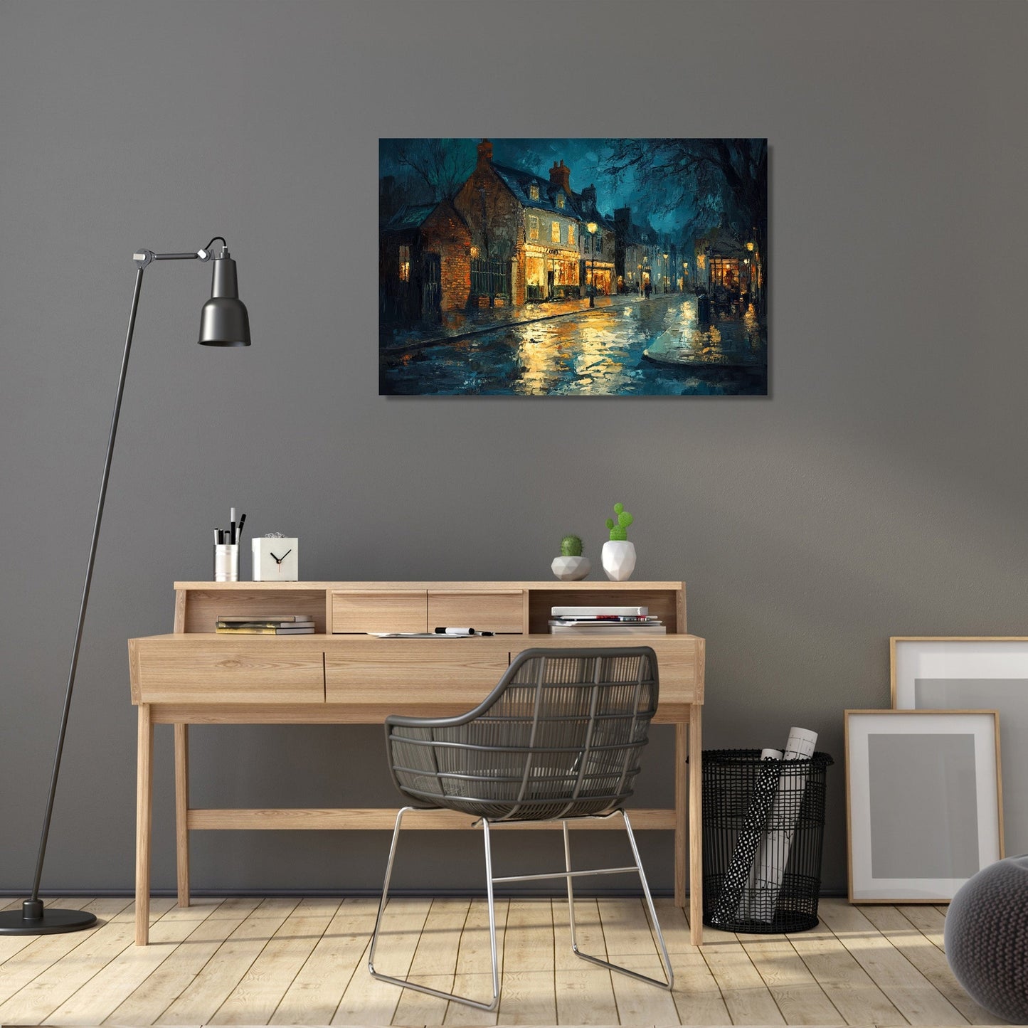 Midnight Elm Hill Canvas