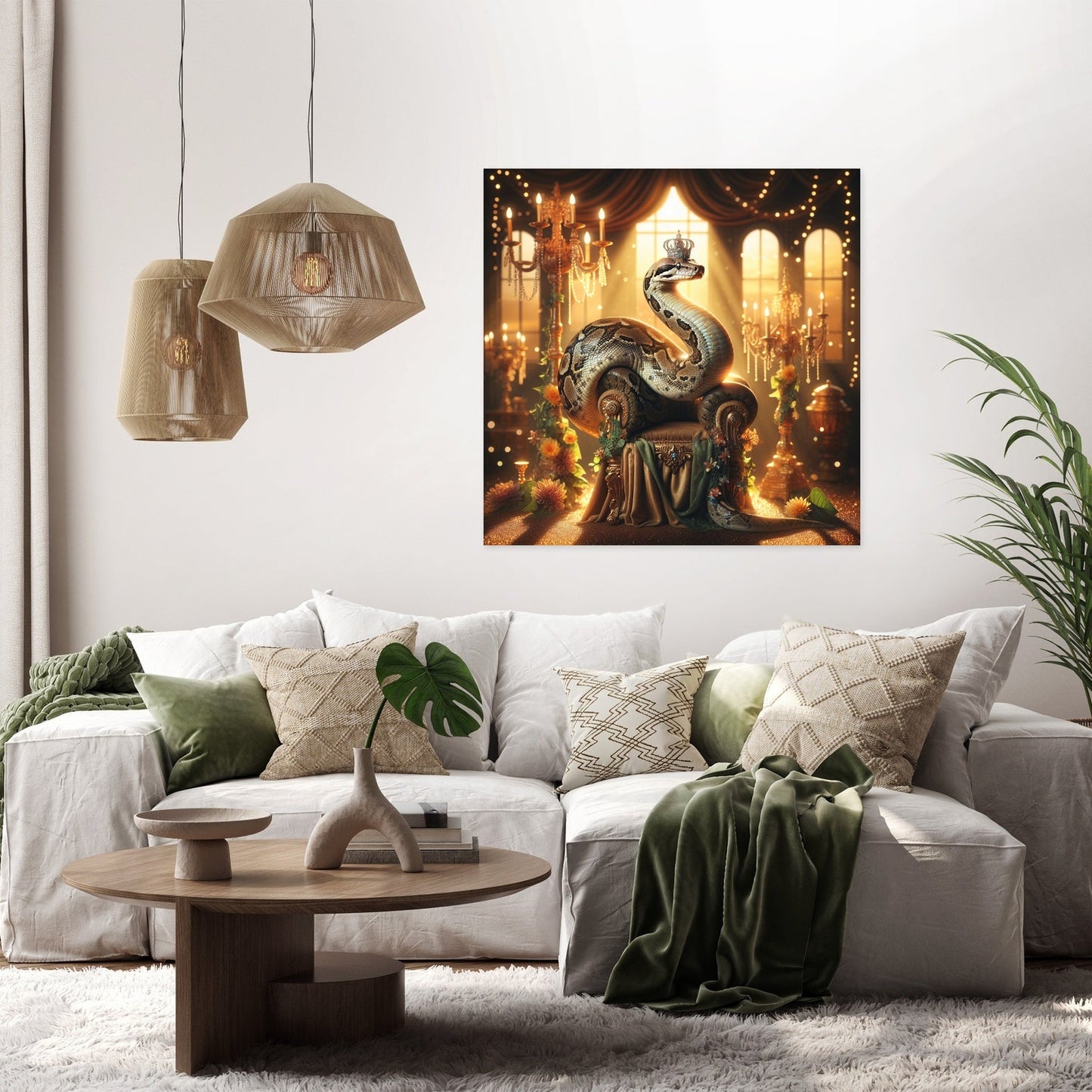 Regal Serpent Majesty Canvas