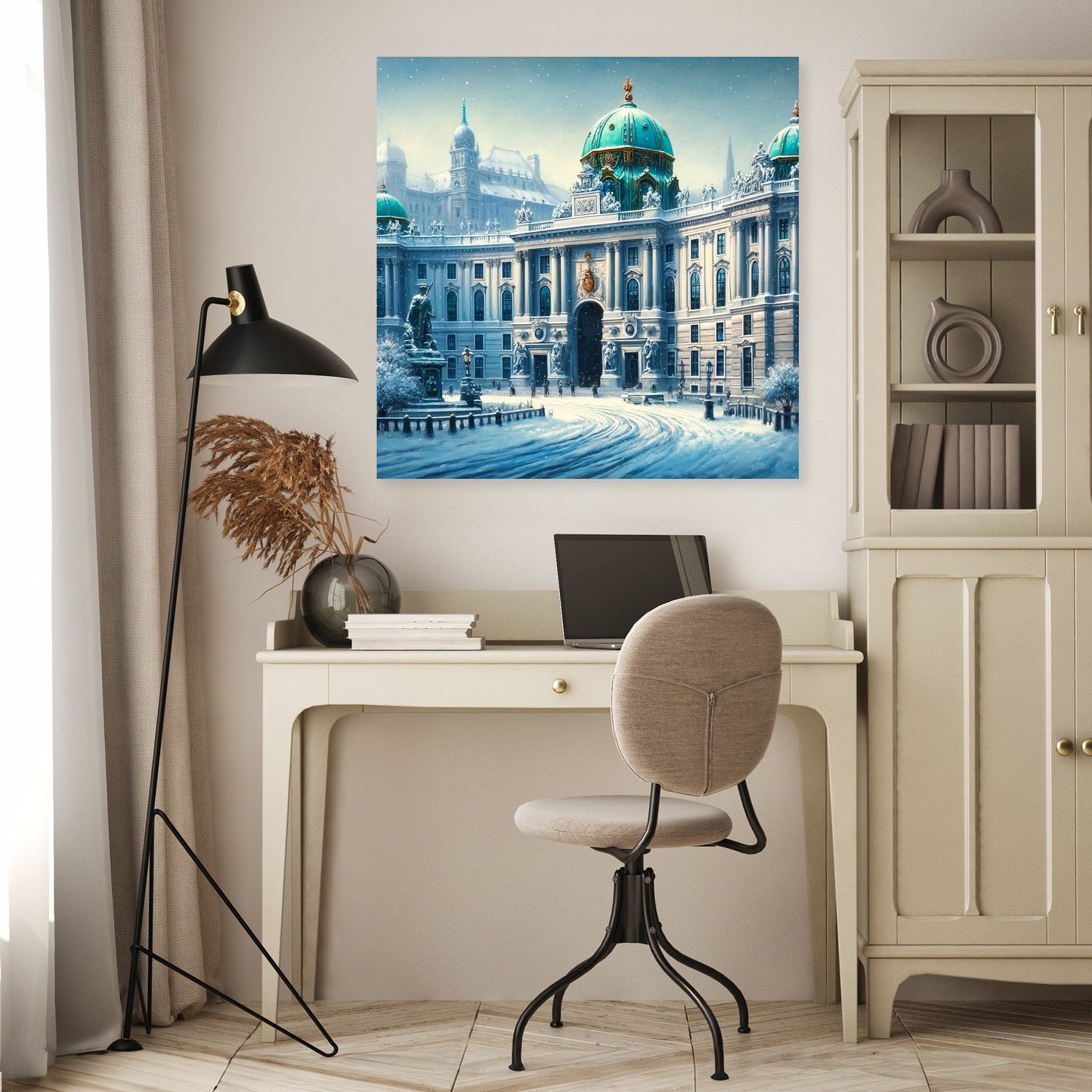 Vienna Winter at Hofburg Canvas