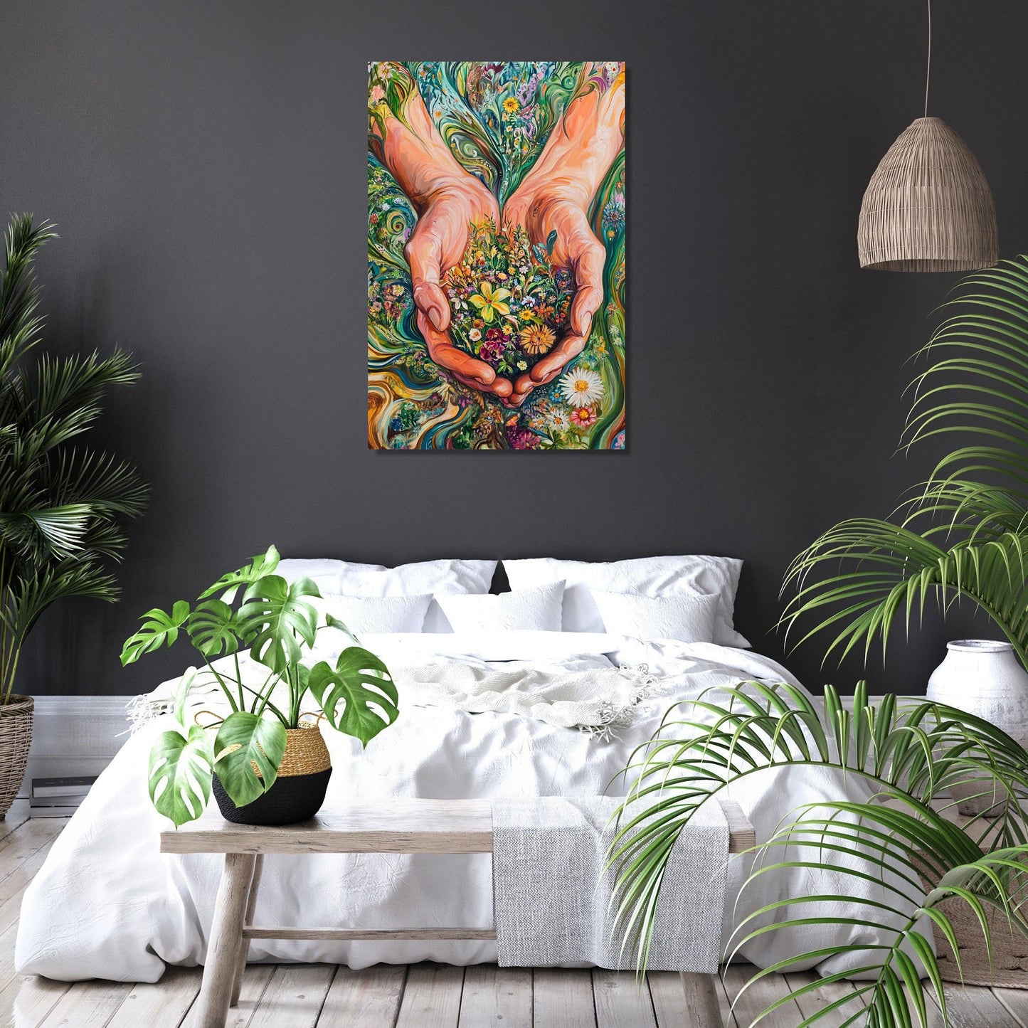 Earthly Embrace Canvas
