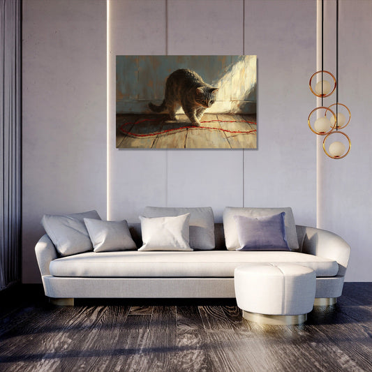 Playful Cat Canvas
