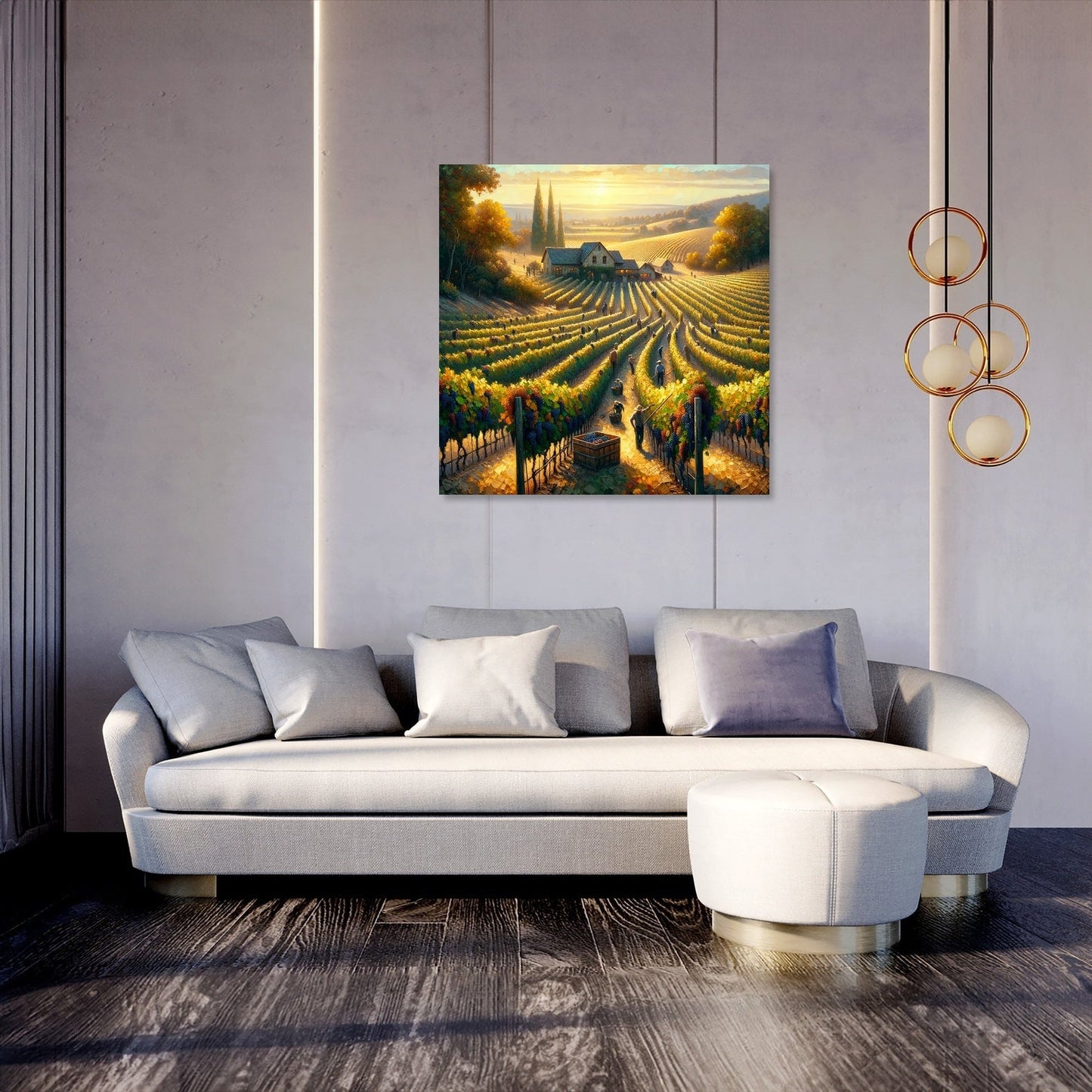 Harvest Vineyard Canvas