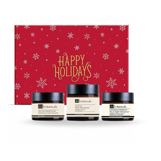 Tea Tree Facial Scrub  Lavender & Vitamin C Day & Night Moisturiser  Tea Tree Body Moisturiser