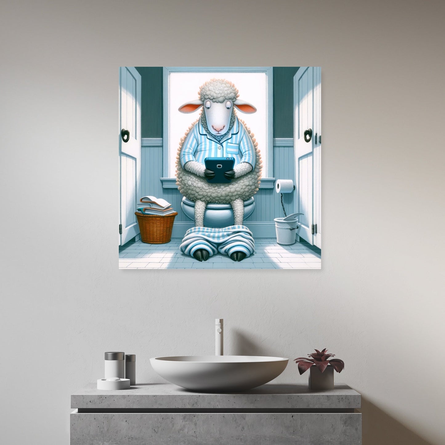 Storybook Sheep Shenanigans Canvas