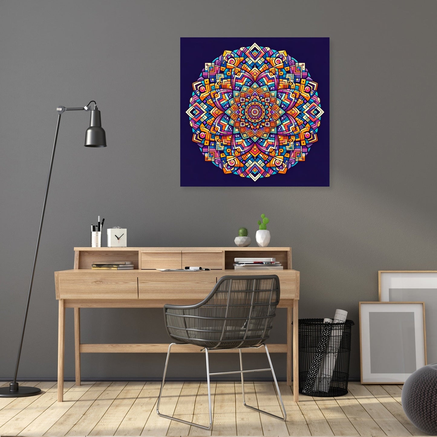 Vibrant Precision Canvas
