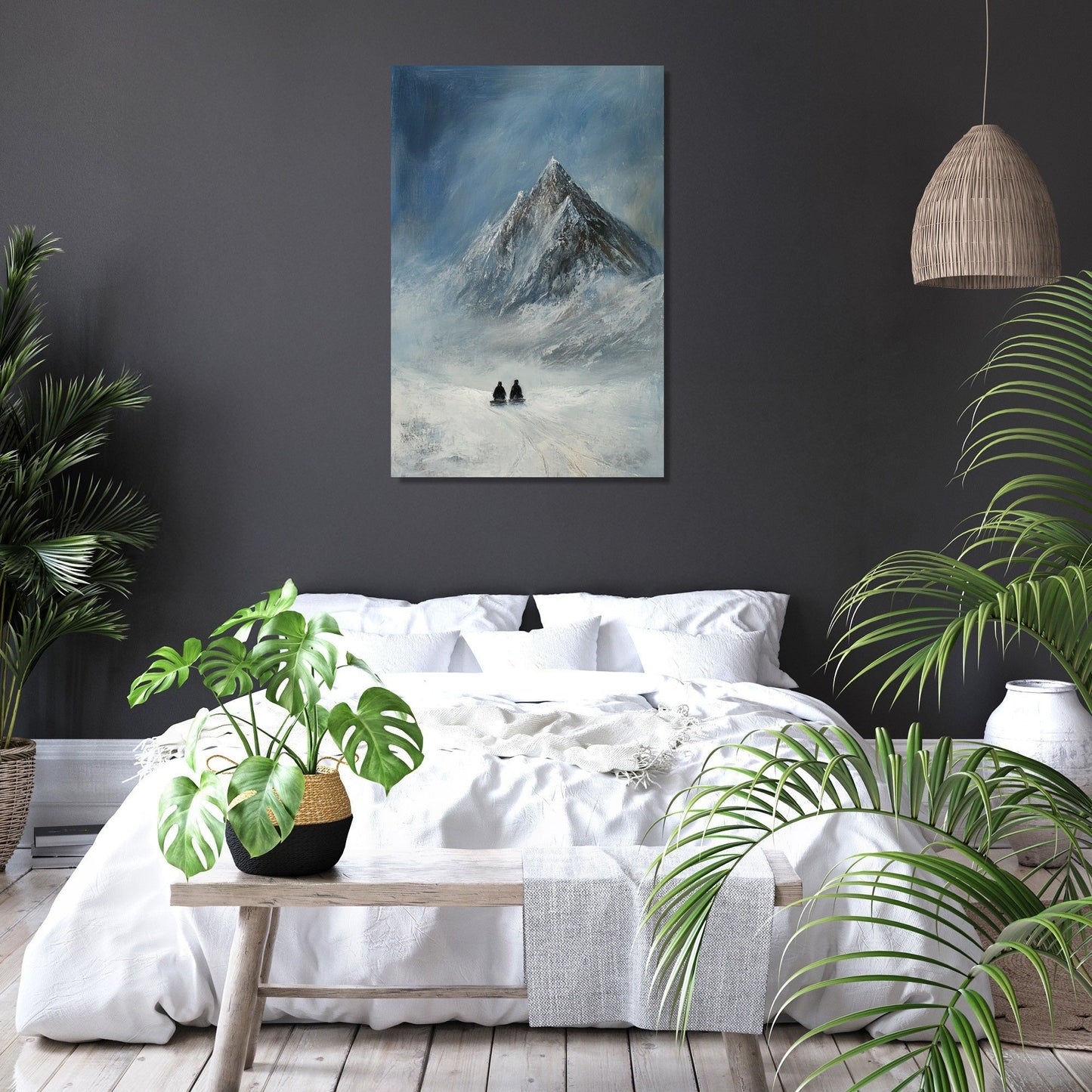 Sledging Adventure Canvas