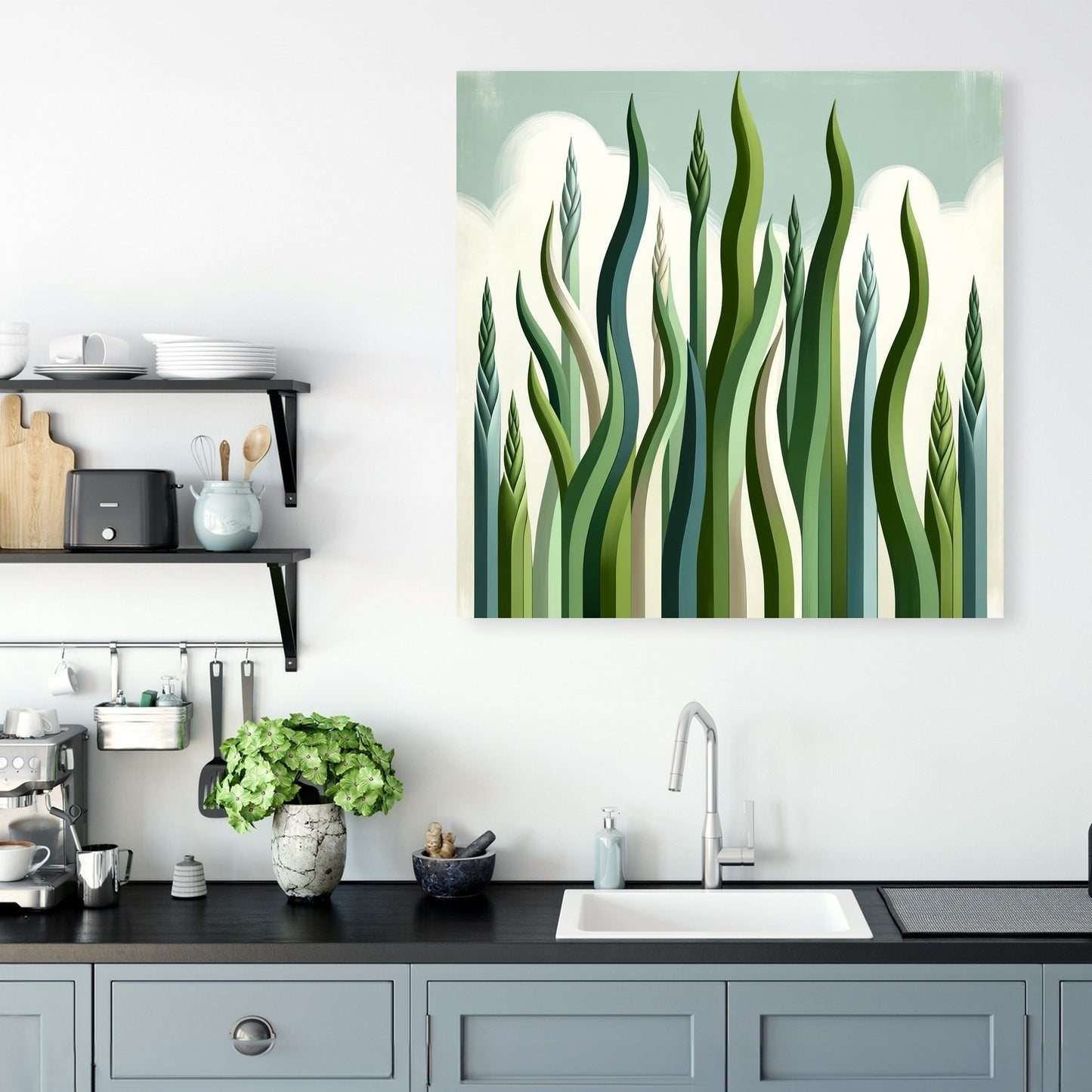 Asparagus Sprouts Canvas