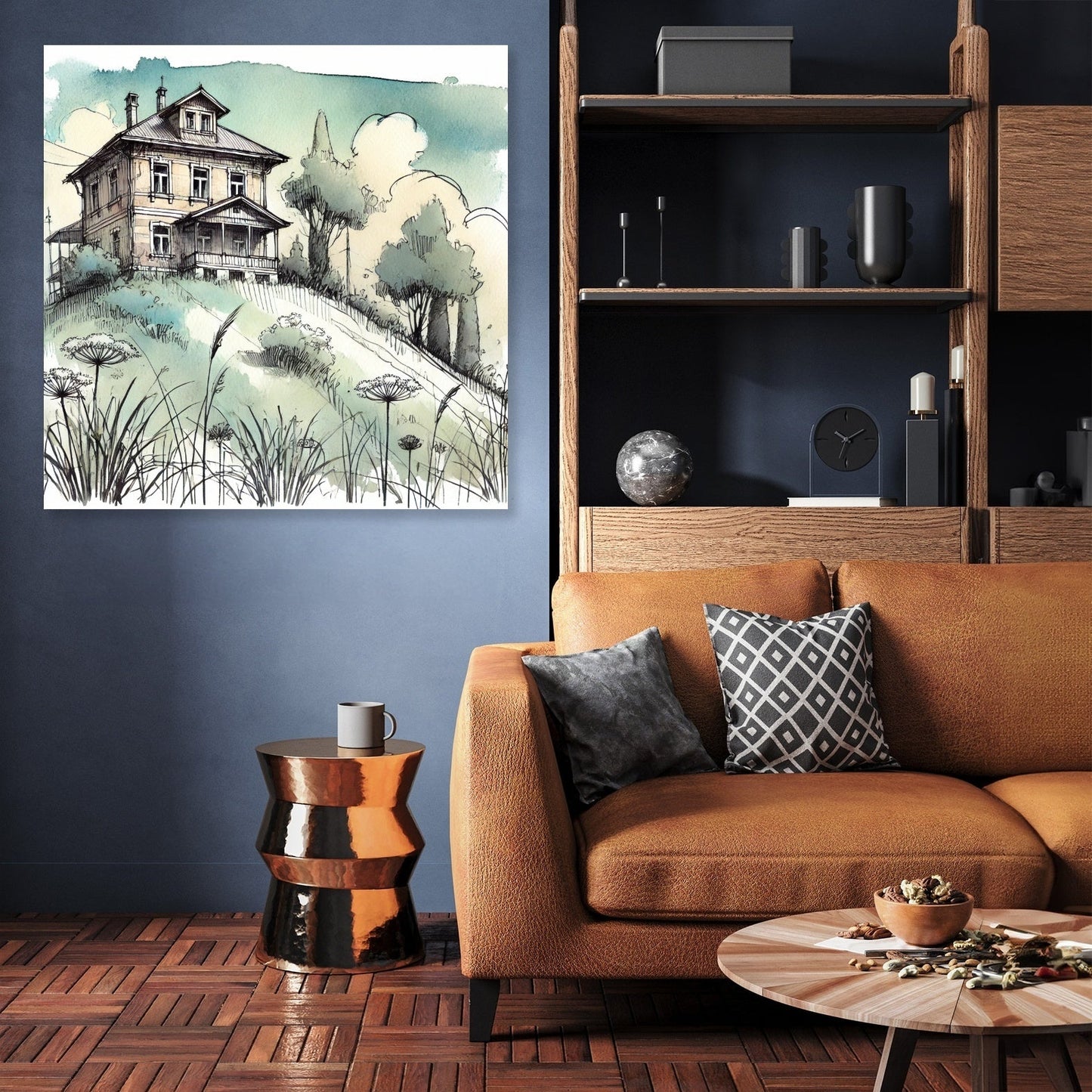 Hilltop Serenity Canvas