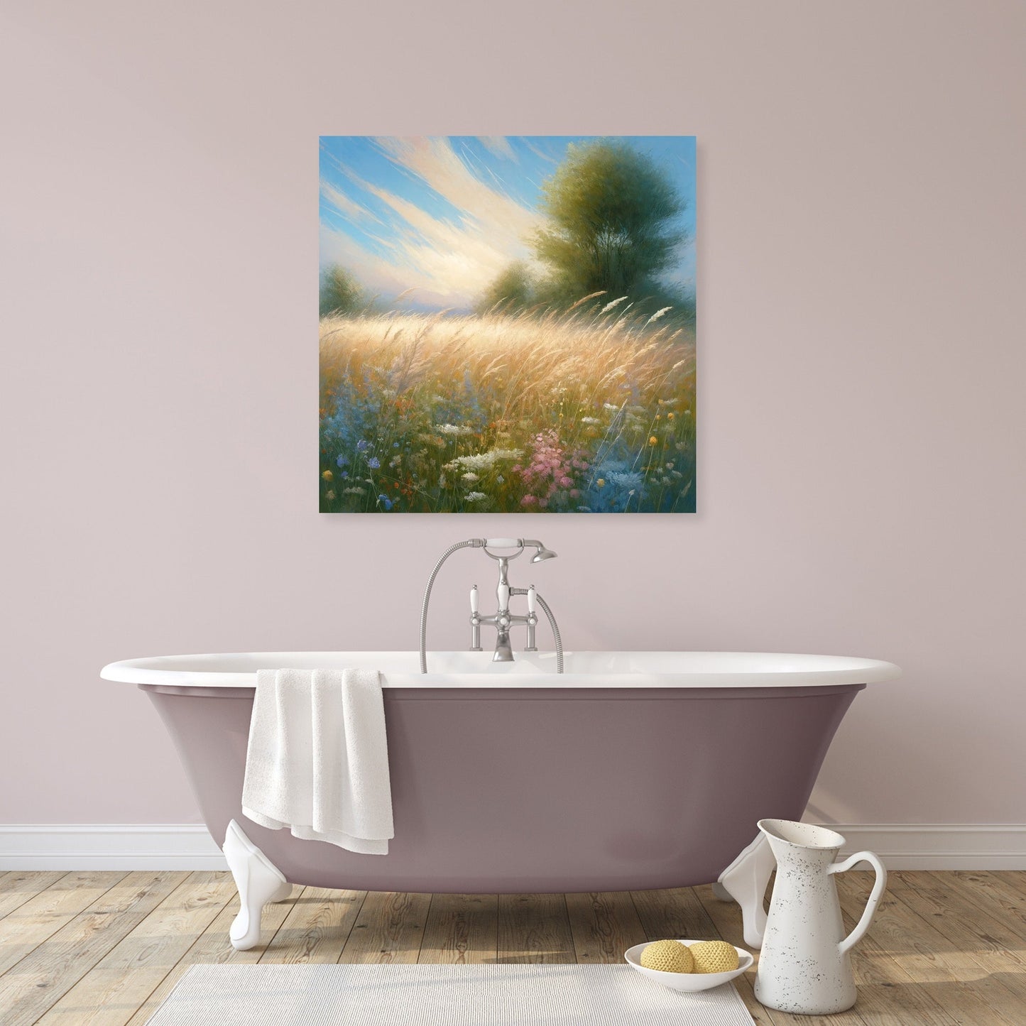 Sunlit Meadow Canvas