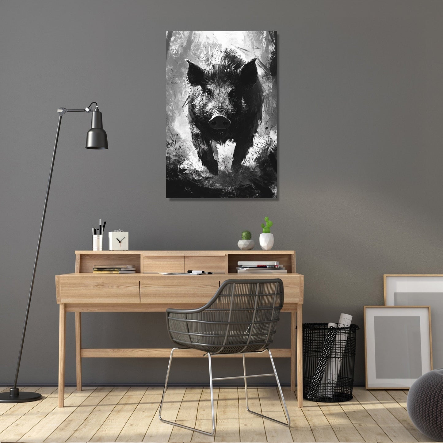 Untamed Boar Canvas