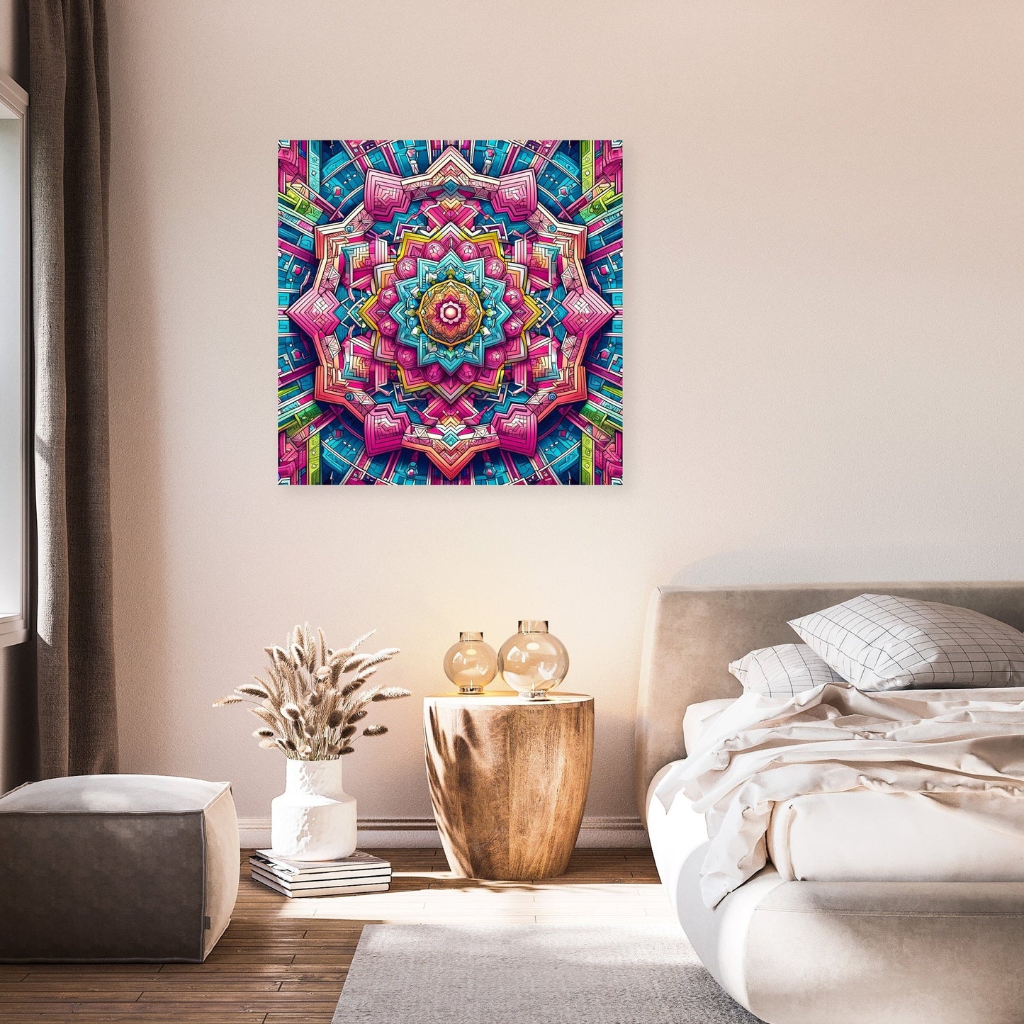 Labyrinthine Vibrance Canvas