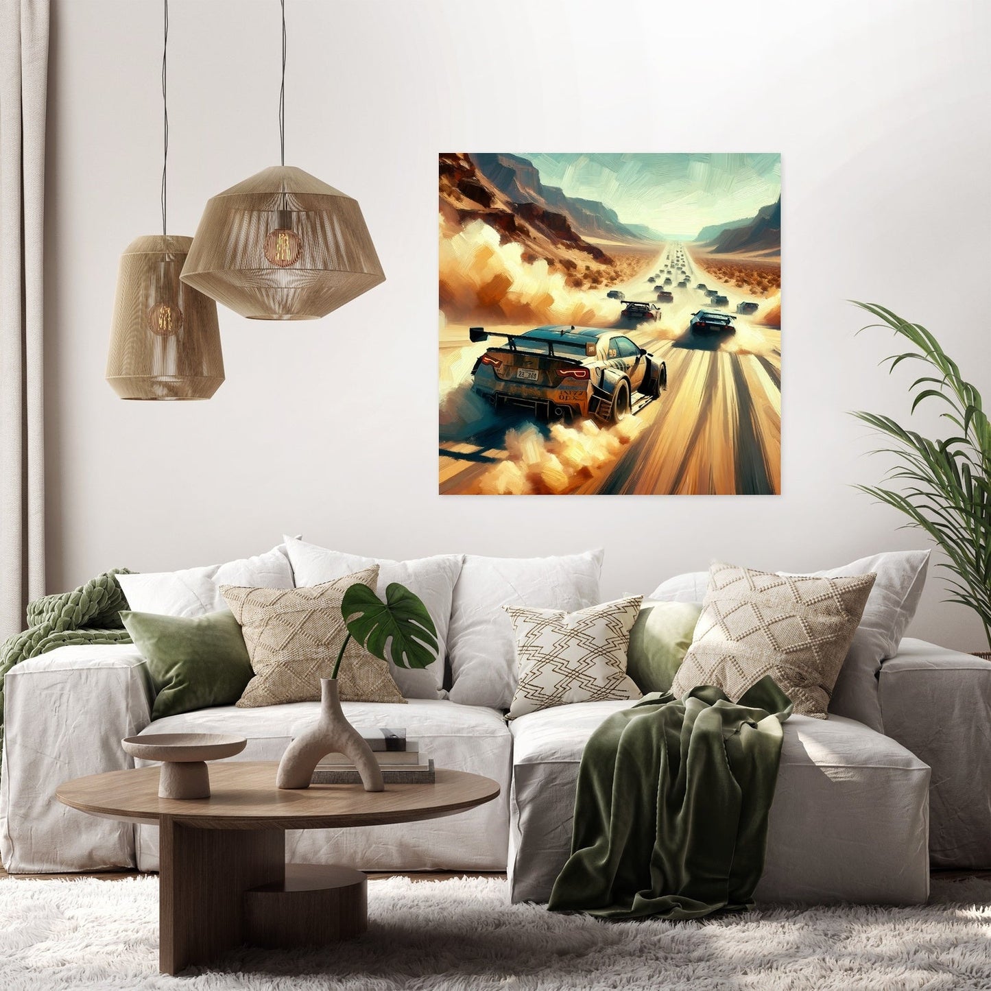 Desert Racer Canvas