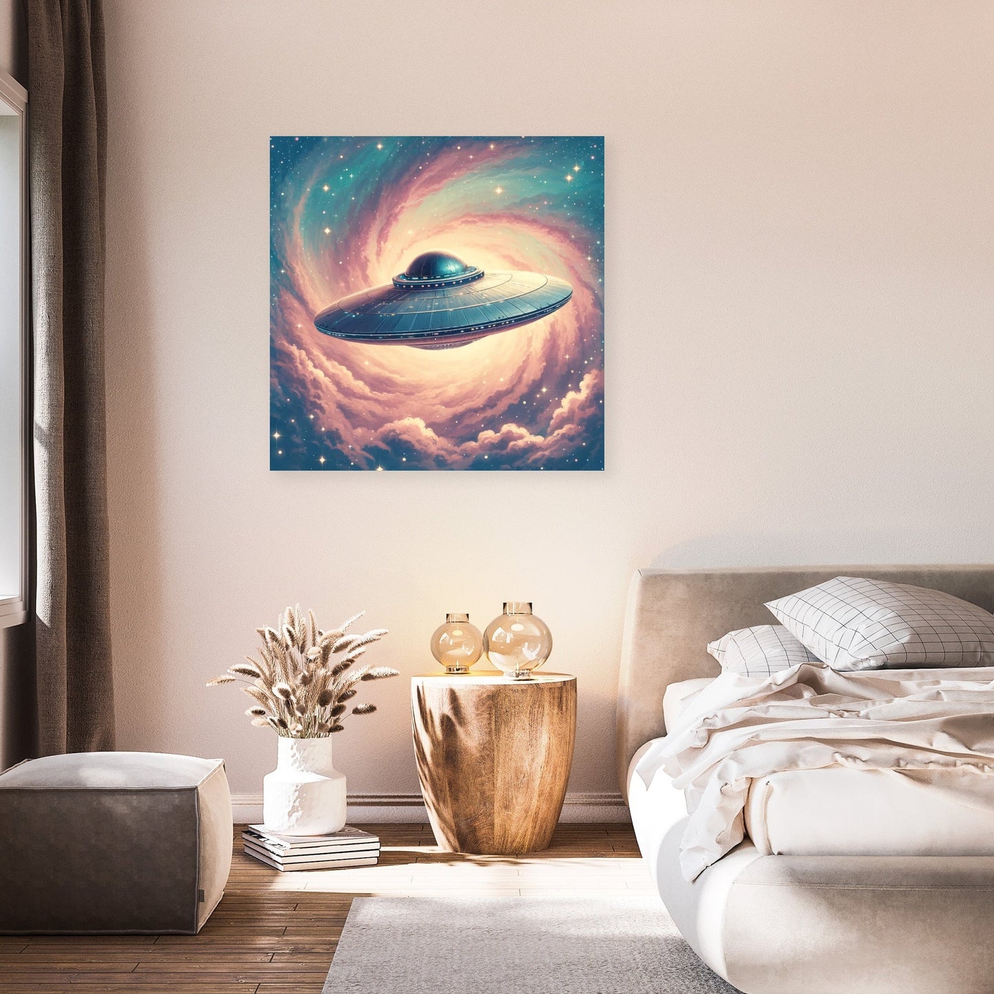 Ethereal UFO Canvas
