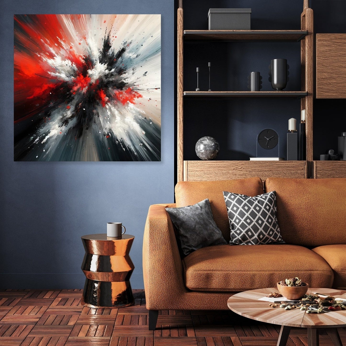 Harmonic Contrast Canvas
