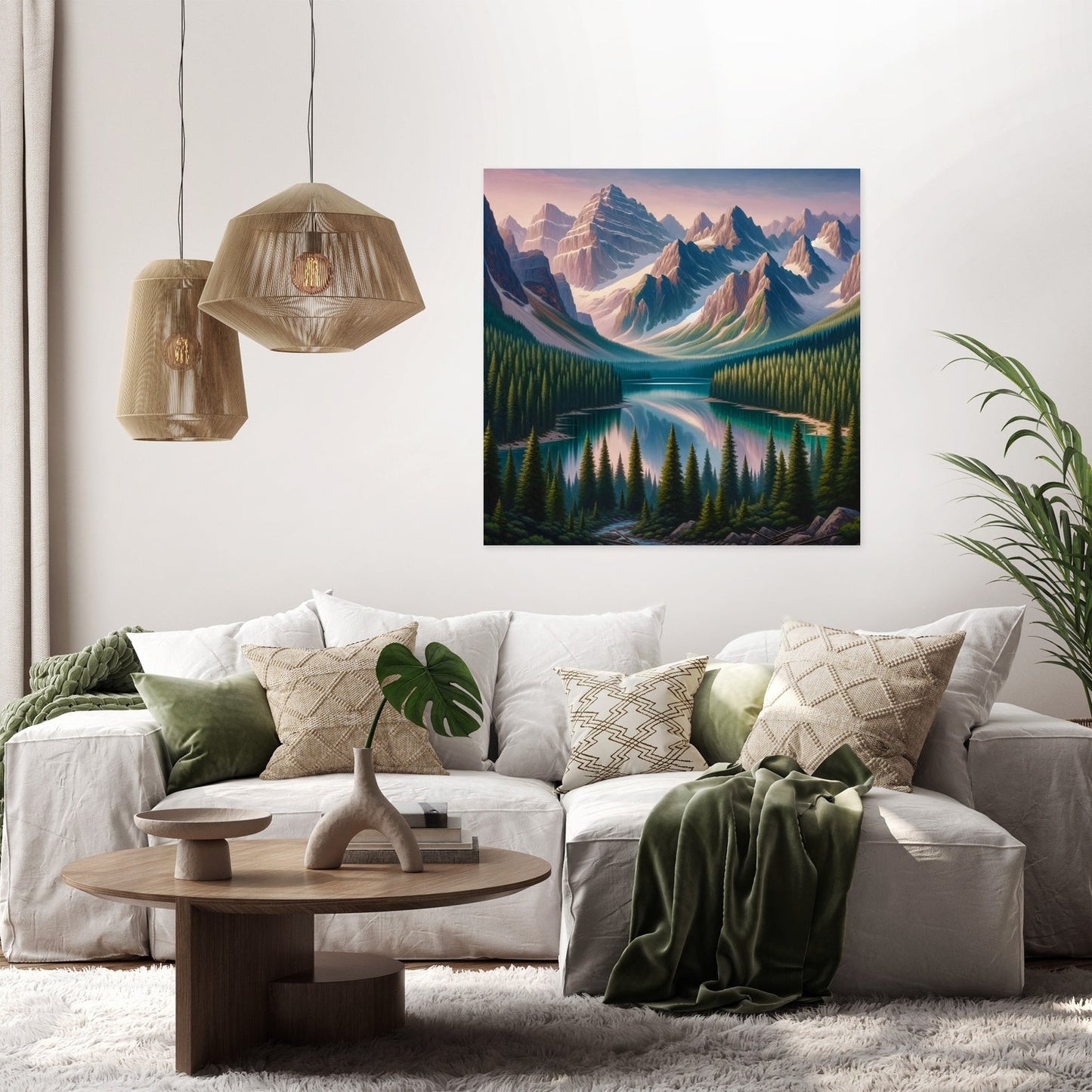 Dawn Mountain Majesty Canvas