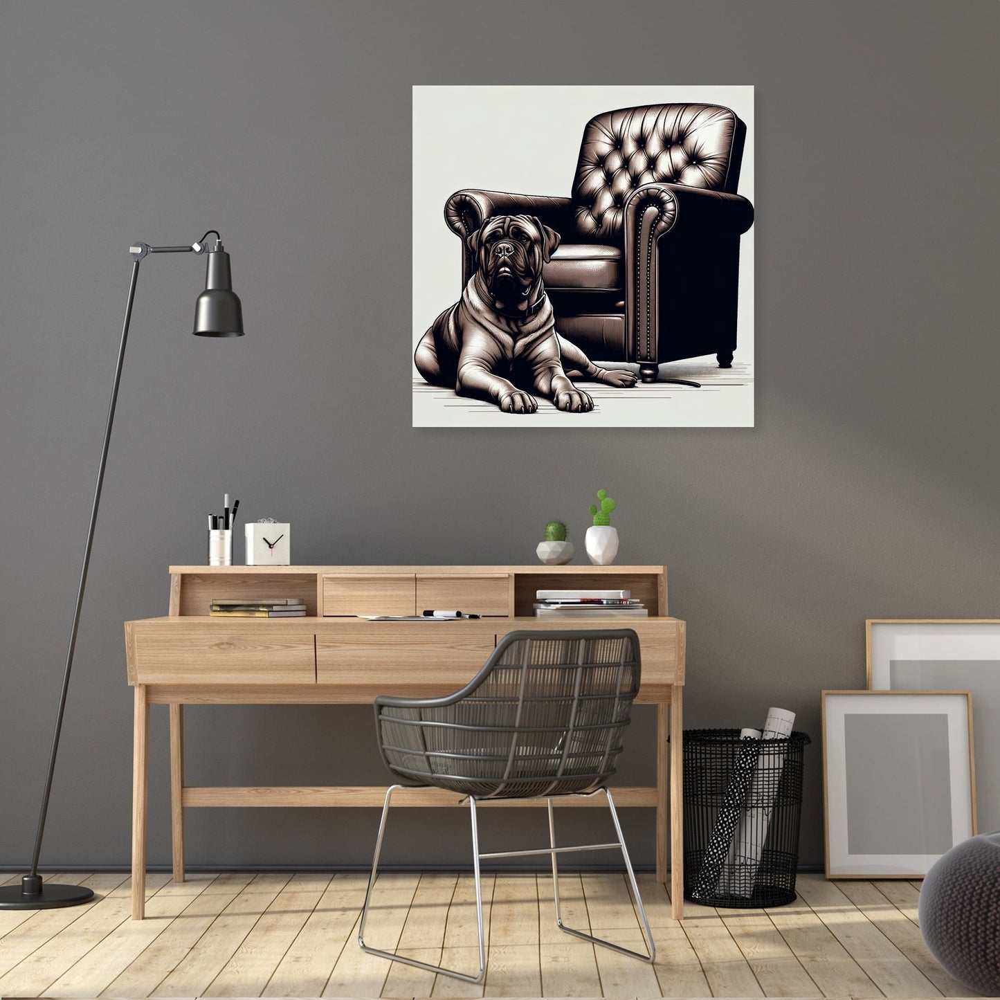 Timeless Companion Bullmastiff Canvas