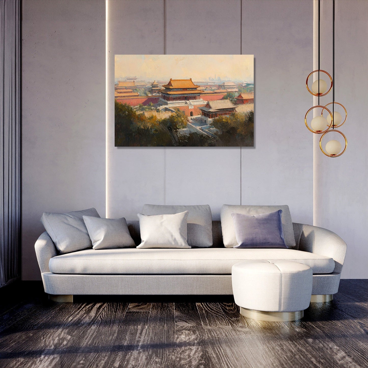 Forbidden City Illumination Canvas