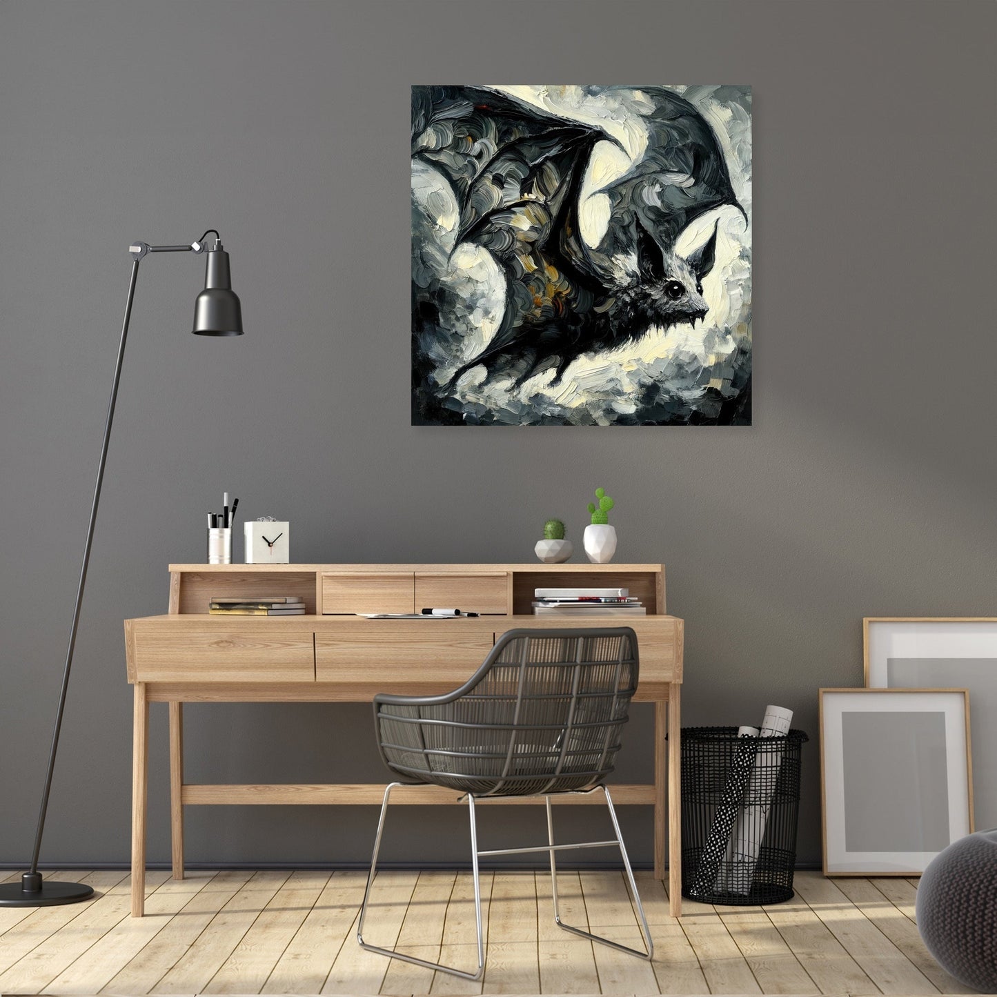 Gothic Bat Canvas